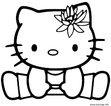 Coloriage Hello Kitty Gymnastics Sport Dessin Hello Kitty à imprimer