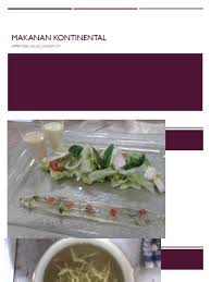 Resep salad wortel ini menampilkan wortel segar dan wortel dan saus lemon mustard buatan sendiri. Kontinental Appetizer Salad Sandwich Pdf