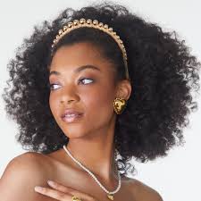 GOLD GRADUATED BEAD HEADBAND