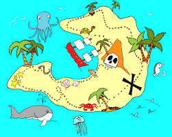 They will paste the symbols on their map and form a trail to the treasur. Treasure Map Clipart 53 Cliparts