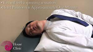 Dr Edward Cho Of House Clinic Demonstrates The Epley Maneuver For Benign Paroxysmal Positional Vertigo This Video De Vertigo Treatment Epley Maneuver Vertigo