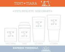 Yeti Cup Decal Size Chart Www Bedowntowndaytona Com