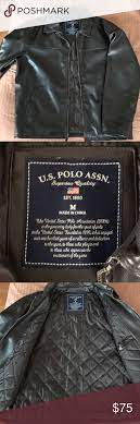 Men S Leather U S Polo Jacket Mens Leather Coats Men Leather