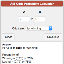 Odds Probability Calculator