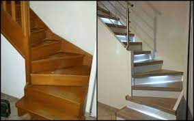 Repeindre un escalier permet de le mettre en valeur ou de le rénover en lui donnant une seconde vie. Renover Un Escalier Peindre Sans Poncer Vilain Escalier Peindre Poncer Renover Sans Vilain Renover Escalier Renovation Escalier Bois Escalier Bois