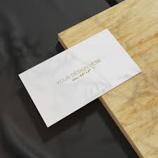 Elegant Mockup Business Card Template Prespective View Business Card Mock Up Business Card Template Card Template