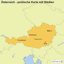Arbor / alle anlagen + erstellt am 13.04.2017. Stepmap Landkarte Osterreich Politische Karte Mit Stadten Landkarte Fur Osterreich