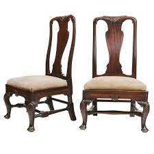 Everything you ever wanted in an office chair … and more. Pair Of 18th Century Georgian Mahogany Slipper Chairs For Sale At 1stdibs