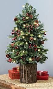 The Tabletop Prelit Christmas Tree This Is The 2 Tall Prelit Christmas Tree That Set Real Christmas Tree Christmas Tree Base Small Christmas Trees Decorated