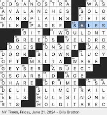 Rex Parker Does the NYT Crossword Puzzle: Literally, our thing  FRI  6-21-24  Shape of the Crab Nebula  Peddled good  Roughly half of mice   Island thats home to