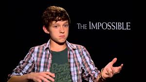 ^ tom holland might just be the most chipper superhero of all time. Tom Holland S Official The Impossible Interview Celebs Com Part 1 Of 2 Youtube
