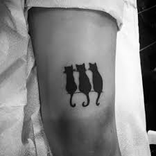 15 best cat tattoos behind ear. Black Cat Tattoo Minimalist Novocom Top