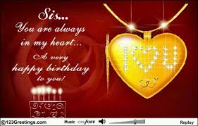 Happy Birthday Song For Little Sister From My Dear Sis Linda Sister Birthday Quotes Sister Birthday Birthday Wishes For Sister