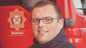 Han løber uanset om det er jul, nytår eller konens fødselsdag: Peter er ny  mand i front på byens brandstation