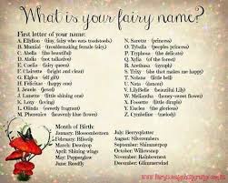 Looking for a perfect name for your baby girl? Aam What Is Your Fairy Name K August Loxy Loving Silverember Fairy Names Elf Names Fantasy Names