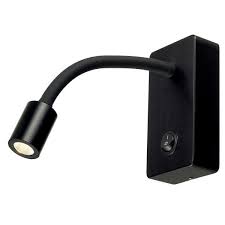 applique noire liseuse flexible led ideale comme lampe de chevet applique murale avec interrupteur led flexible led