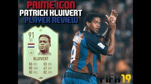 Create your own fifa 21 ultimate team squad with our squad builder and find player stats using our player database. Fifa 19 91 Prime Patrick Kluivert Icon Review Youtube