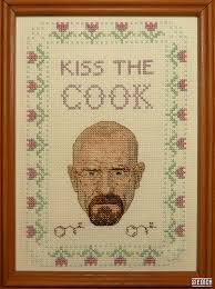 Go cross stitch crazy with our huge selection of free cross stitch patterns! Kiss The Cook An Awesome Breaking Bad Cross Stitch By Steotch