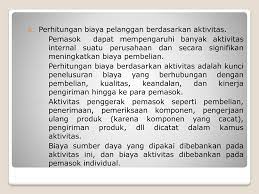Jawaban manj biaya bab 5xlsx bab 5 perhitungan biaya. Contoh Soal Perhitungan Biaya Berdasarkan Aktivitas Cara Golden