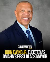 Omaha just made history. Last night, John Ewing Jr. was elected mayor of  Omaha, becoming the first Black mayor in the city's history. ⁠ ⁠ Ewing, a  Democrat and longtime public servant,