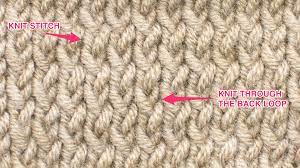 Aug 31, 2021 · knit and pearl thursday, september 2, 2021. Knit Through Back Loop K Tbl Knitting New Stitch A Day