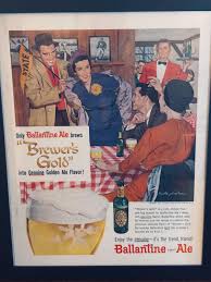 Image result for White 1957 Ballatine Ale Company