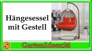 Da der großteil der hängesessel mit gestell für drinnen und draussen geeignet ist, kannst du sie ruhigen gewissens auf die terrasse, den balkon und in den garten stellen. Hangesessel Mit Gestell Gatenidee Schone Hangesessel Fur Outdoor Und Wohnzimmer Youtube