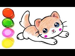 Come Disegnare Un Cucciolo Di Gattino Kawaii Per Bambini Disegni Da Colorare Youtube Disegni A Mano Disegni Da Colorare Come Disegnare