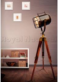 Destination lighting will illuminate the path of every sea dog at heart with our low prices and free shipping on qualifying orders. Antiques Maritime Lamps Lighting Antique Searchlight Vintage Brass Design Spotlight On Tripod Nautical Floor Lamp