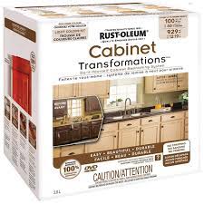If looking for a custom color, colors from the same line can be mixed together. Rust Oleum Exterior Gloss Light Cabinet Transformation Kit Lowe S Canada