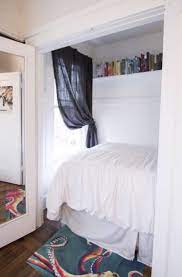 Before transforming a closet into a bedroom, there's a potentially big project ahead: Small Space Solution Convert Your Closet Into A Bedroom Apartment Therapy