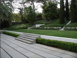 Geometric Gardening Sloped Garden Metal Garden Edging Modern Landscaping
