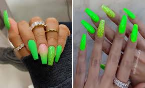 Green is a very expressive and juicy color, which in winter raises the mood and recalls the summer. 43 Neon Green Nails To Inspire Your Summer Manicure Stayglam