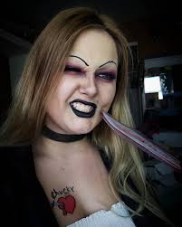 Chucky Halloween costume makeup