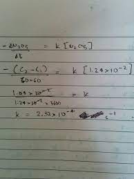 A use the data in the table to separately plot concentration, the natural logarithm the reaction rate increases as the rate constant increases. Help With Determining The Rate Constant Of A Reaction Chemistry Stack Exchange