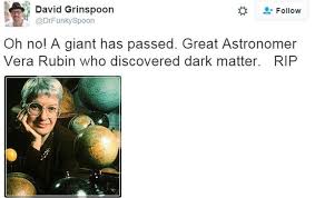 For that reason, the renaming of lsst in her honor is. Vera Rubin Pioneering Astronomer Dies At 88 Bbc News
