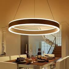 modern led ring pendant lights for