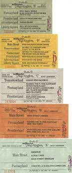 Photos Of Disneyland Ride Tickets 1972 I So Remember Those Always Ran Out Of Good Ride Tickets Walt Disney Word Disney Tickets Retro Disney