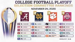 Get the latest coverage of the ncaa college football playoff on espn. Die Erste Vorlaufige Setzliste Fur Das National Championship Game