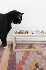 Imagine a bowl designed for pets that causes less bloating, less of a mess, and most importantly, promotes a healthier lifestyle. Diy Modern Pet Bowl Stand Almost Makes Perfect