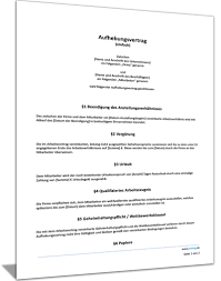 Maybe you would like to learn more about one of these? Vorlage Aufhebungsvertrag Einfach
