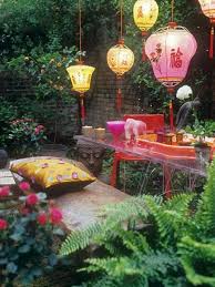 Japanese Lantern Garden Backyard Design Modern Backyard Patio Design