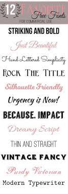 My Favorite Free Fonts For Commercial Use Silhouette Fonts Photoshop Fonts Best Free Fonts