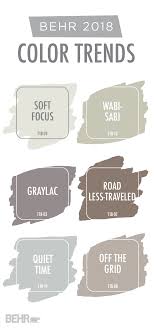 Create A Warm And Cozy Space In Your Home With A Little Help From This Neutral Color Palette Based On Behr 2018 Col Room Colors Color Trends 2018 Paint Colors