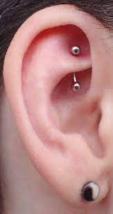 Moriah Pair Of Lip Eyebrow Rook Piercing Jewelry Curved Barbells 16g Ear Piercings Rook Piercing Jewelry Cute Ear Piercings