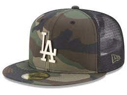 Los Angeles Dodgers New Era Mlb Camo Mesh Back 59fifty Cap Dodger Hats Hats For Men Dodgers Gear