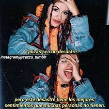 Suscribete, activa la campanita y comparte ! Resultado De Imagen Para Cazzu Tumblr Frases De Cantantes Frases De Canciones Frases