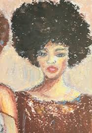 Sorority, original oil pastel work