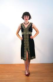 Black And Gold Party Dress Sabine 70s Metallic Cocktail Dress S Black Gold Party Dress Glam Vintage Vintage Black Cocktail Dress Metallic Cocktail Dresses Black Gold Cocktail Dress