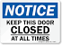 Free Printable Please Close The Door Sign Printable